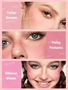 پالت رژگونه 6 رنگ شیگلم مدل Blushing Bouquet