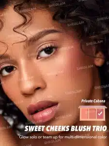 پالت رژگونه شیگلم مدل Sweet Cheeks Blush Trio رنگ Private Cabana