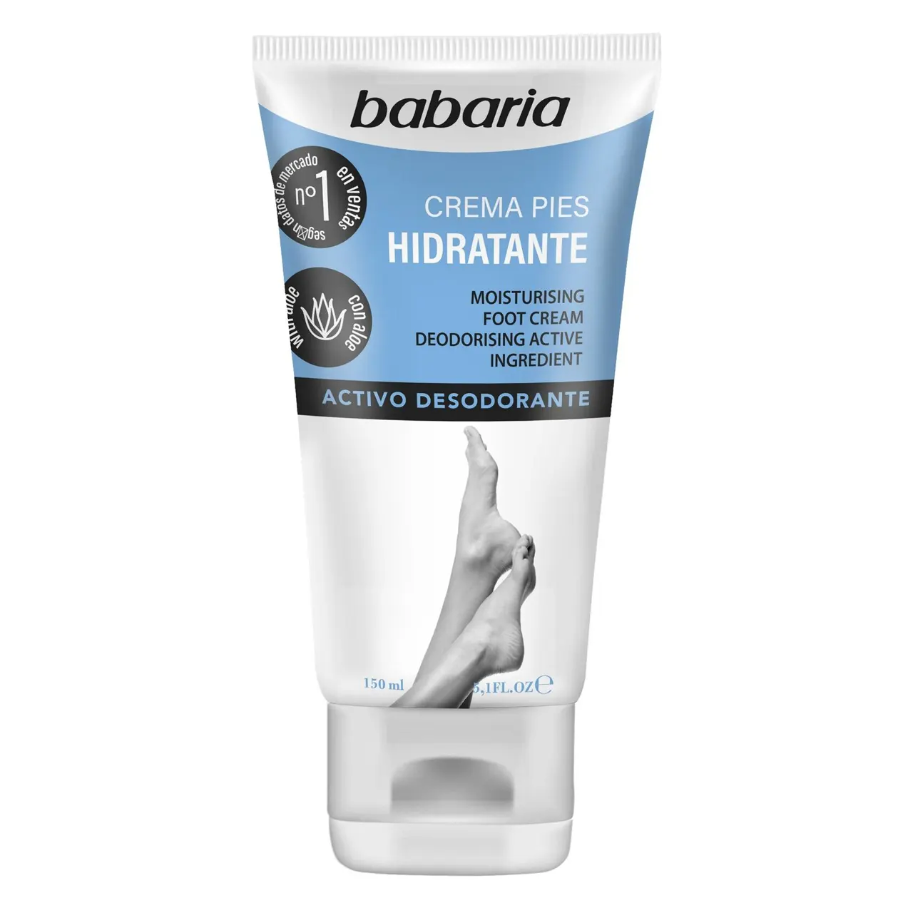 babaria crema pies hidratante activo desodorante 150ml کرم ترک پا آبرسان باباریا