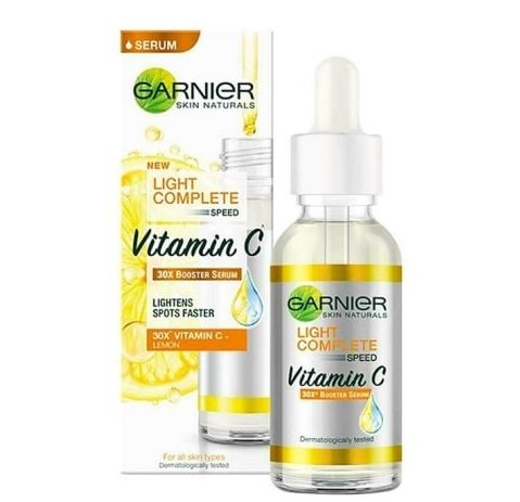 garnier-c-vitamini-parlak-super-aydınlatıcı-serum-masokala.com سرم ویتامین سی گارنیر