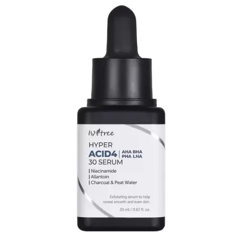 isntree-hyper-acid- aha-bha- pha-lha-30-serum-masokala.com سرم هایپر لایه بردار ایزنتری