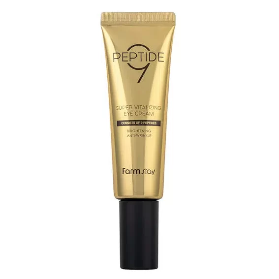 Farmstay 9 Peptide Eye Cream 50 ml دور چشم جوانساز فارم استی Peptide 9 Super Vitalizing
