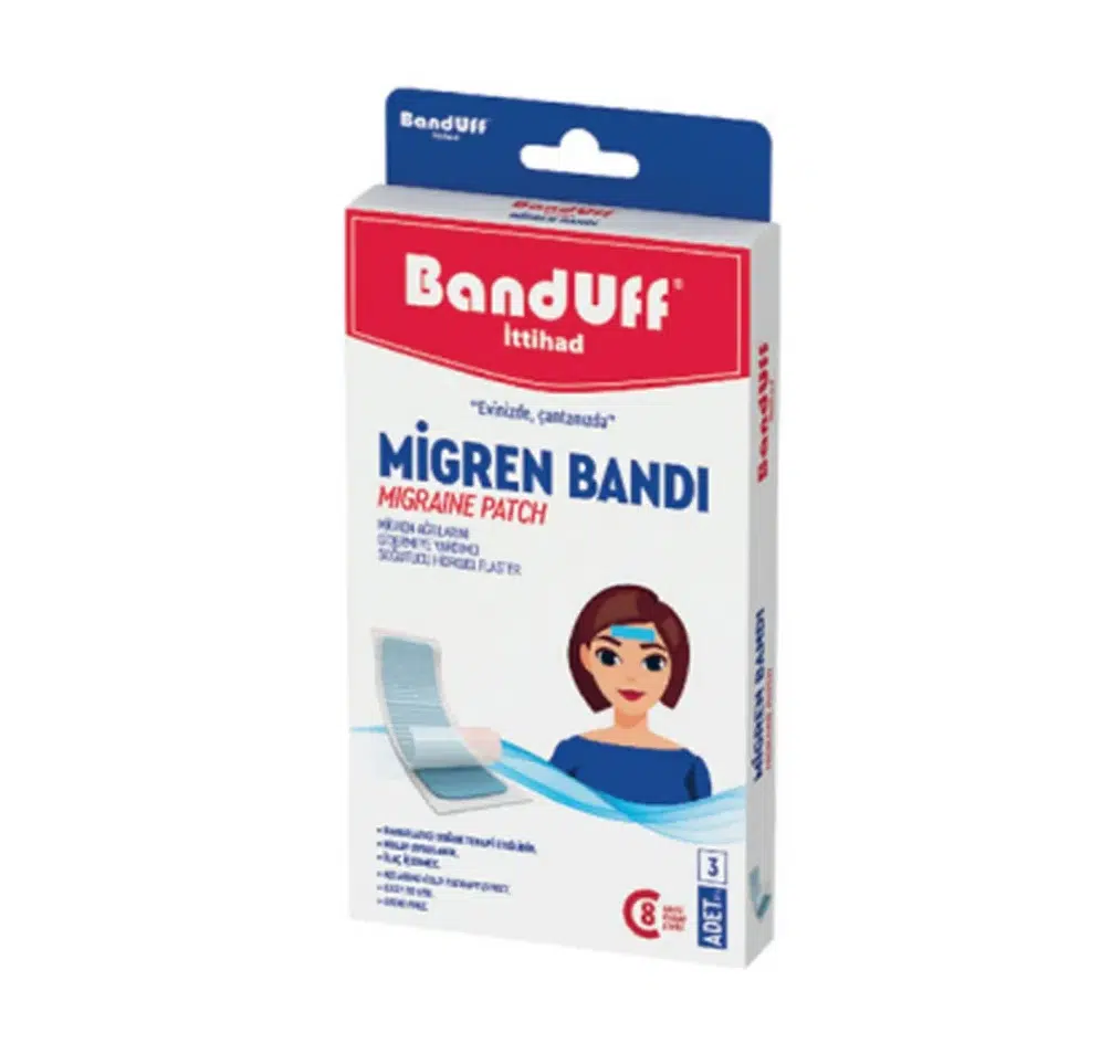 banduff Cooler Tape to Help Relieve Migraine چسب میگرن بندوف