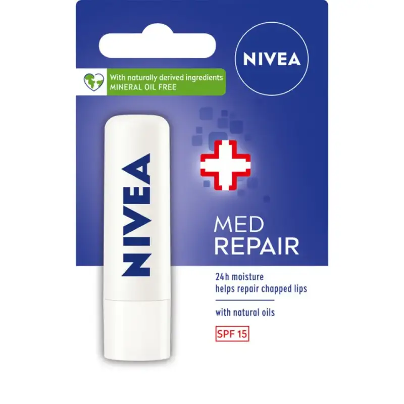 nivea-lip-care-protective-lipstick-med-repair-48g (1) nivea lip care protective lipstick med repair 48g 1