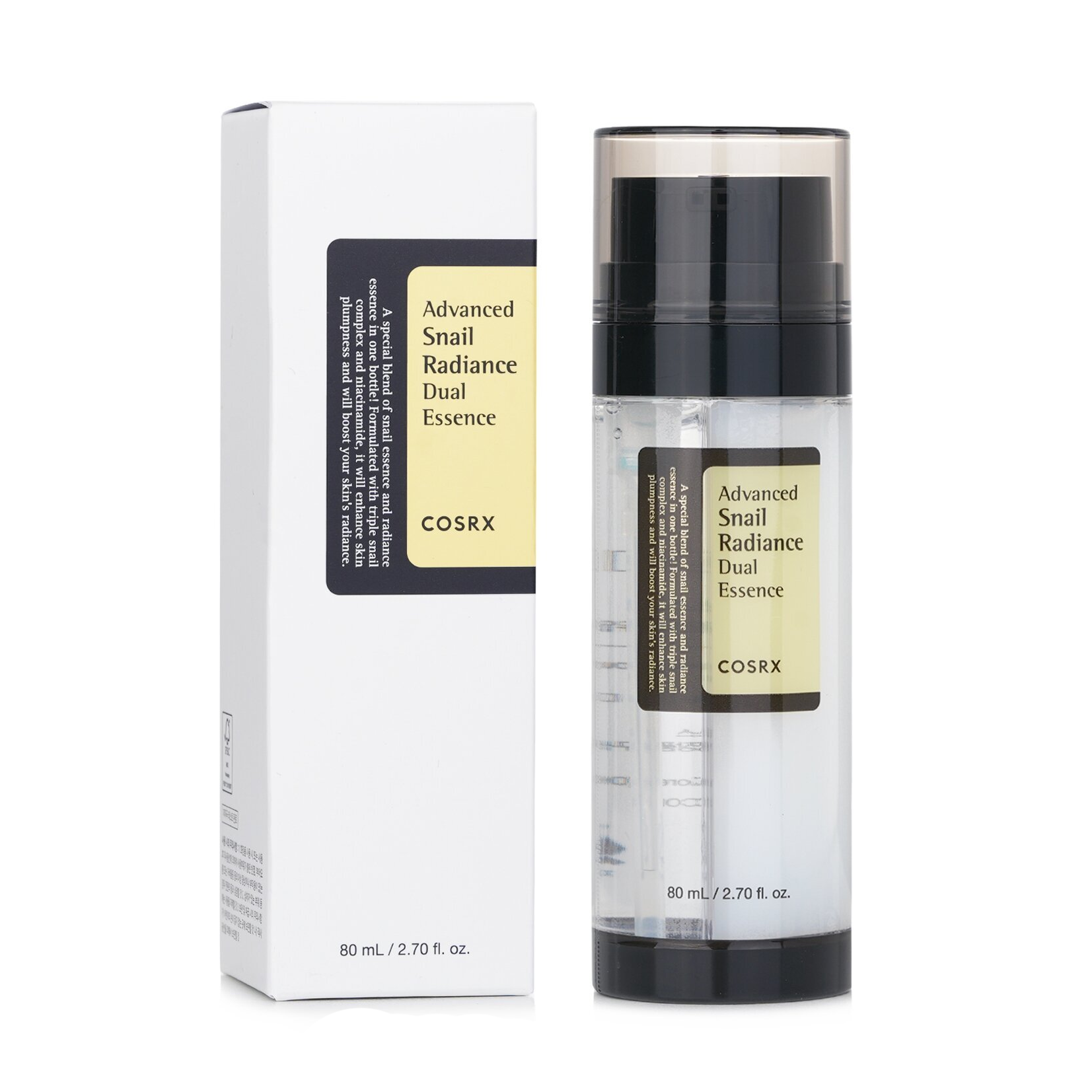 Cosrx Advanced Snail Radiance Dual Essence 80ml اسنس دوگانه حلزون کوزارکس