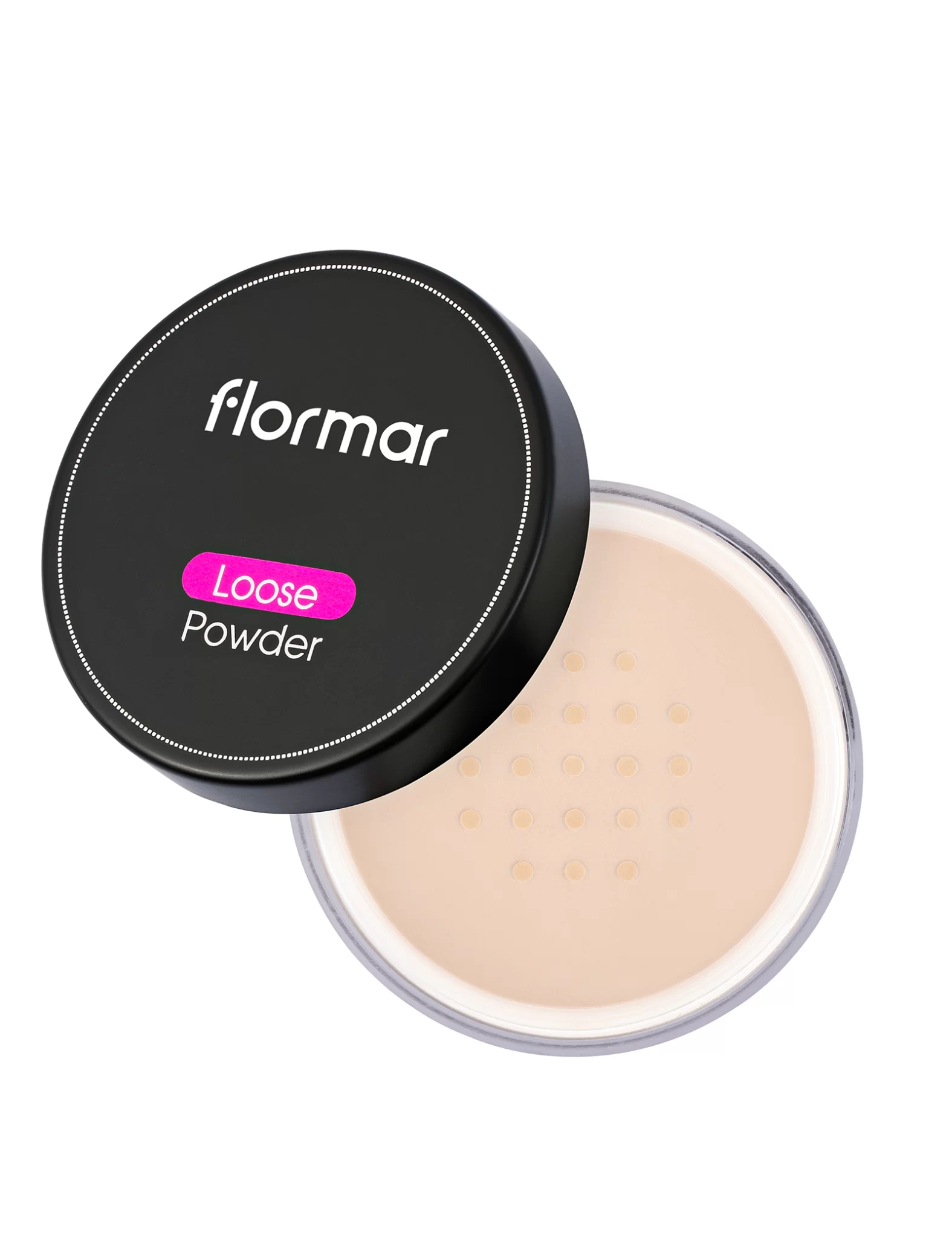 Flormar Loose Powder 002 Light Sand پودر فیکس فلورمار رنگ Light Sand شماره 002