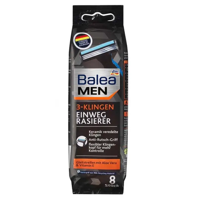Balea-men-3-klingen-shaving-blade-8-stuck خودتراش 3 لبه باله آ
