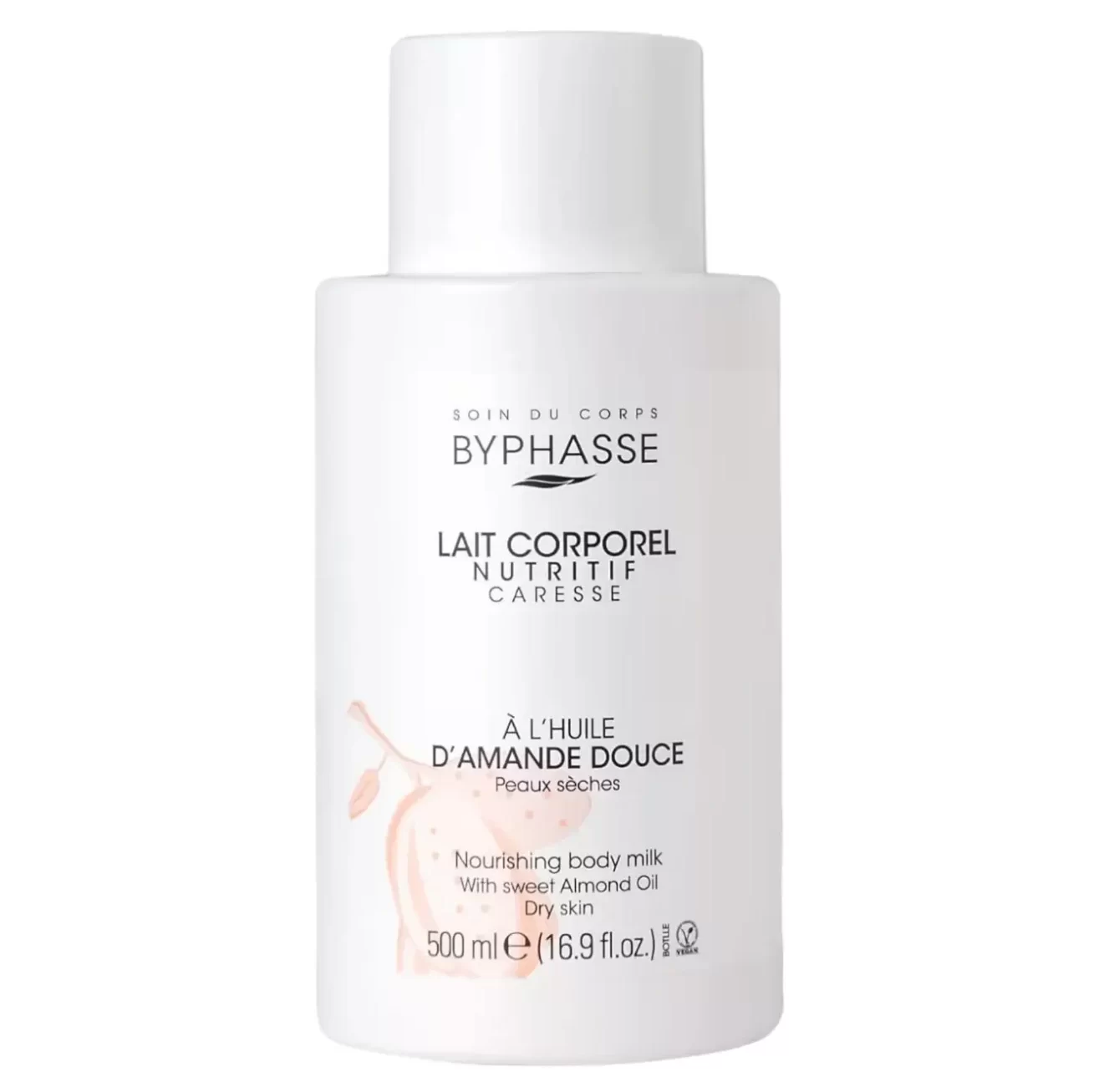 Byphasse Nourishing body milk Sweet almond oil شیر بدن بایفاس حاوی روغن بادام شیرین