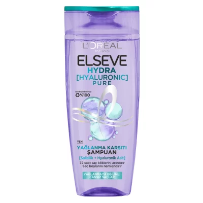 شامپو لورال موهای چرب مدل Hydra Hyaluronic