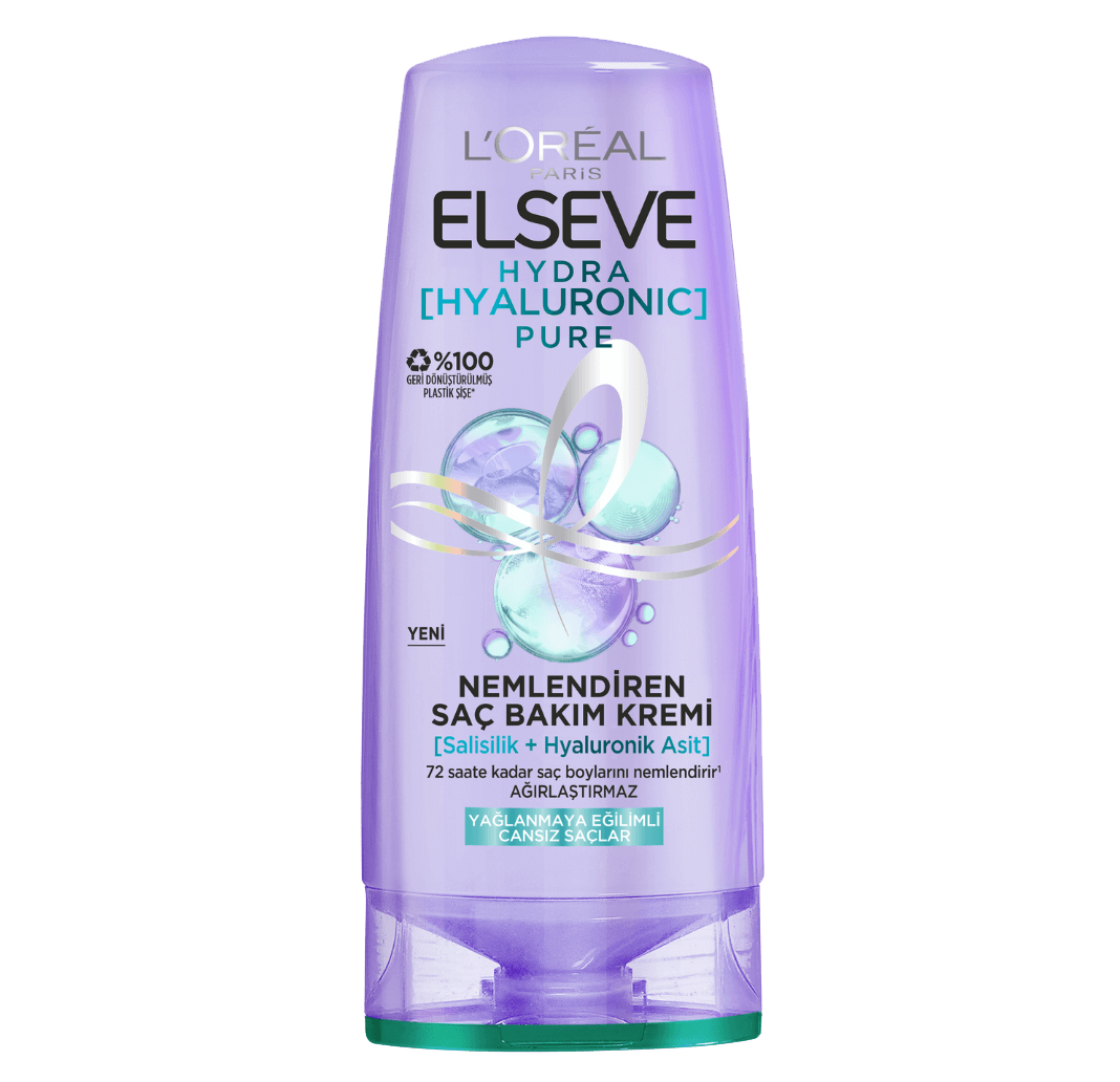 Elseve Hydra Hyaluronic Pure Moisturizing Hair Care Cream نرم کننده مو لورال مرطوب کننده و آبرسان