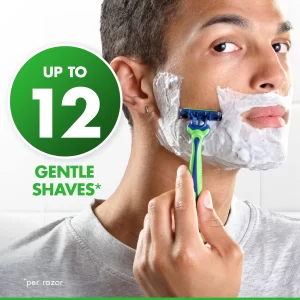 ست دسته و 6 عدد یدک ژیلت سنسور Gillette Sensor 3 مدل Sensitive