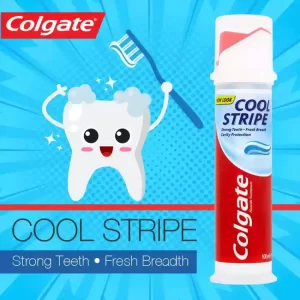  خمیر دندان کولگیت مدل Cool Stripe