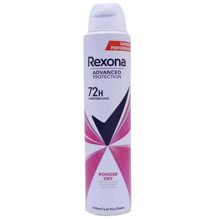 rexona-spray-advanced-protection-power-dry-masokala.com اسپری ضد تعریق زنانه رکسونا Powder Dry