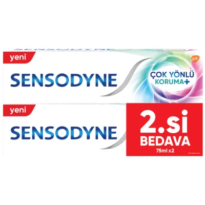 خمیر دندان سنسوداین Sensodyne مدل Complete Protection حجم 75 میل بسته دو عددی