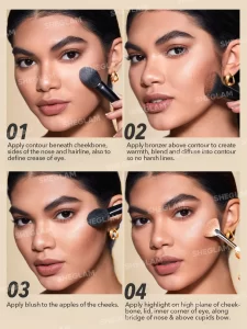 پالت کانتور 6 رنگ شیگلم