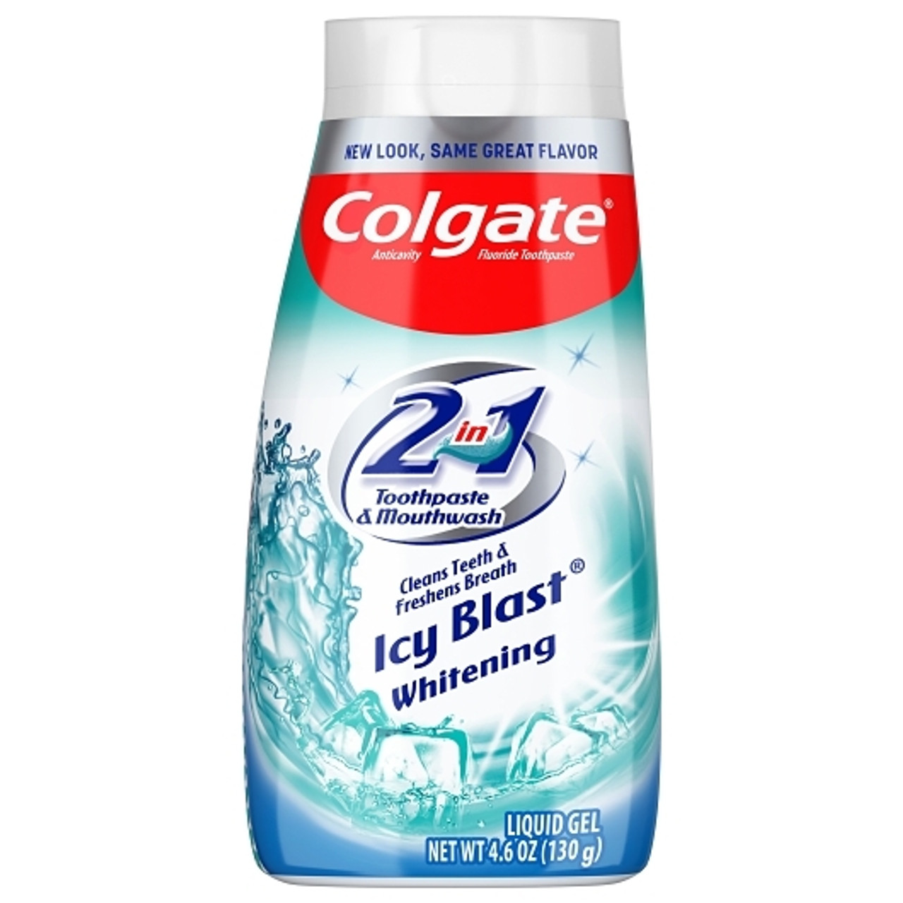 Colgate Icy Blast 2 in 1 Whitening Toothpaste & Mouthwash خمیر دندان و دهانشویه کولگیت مدل Icy Blast