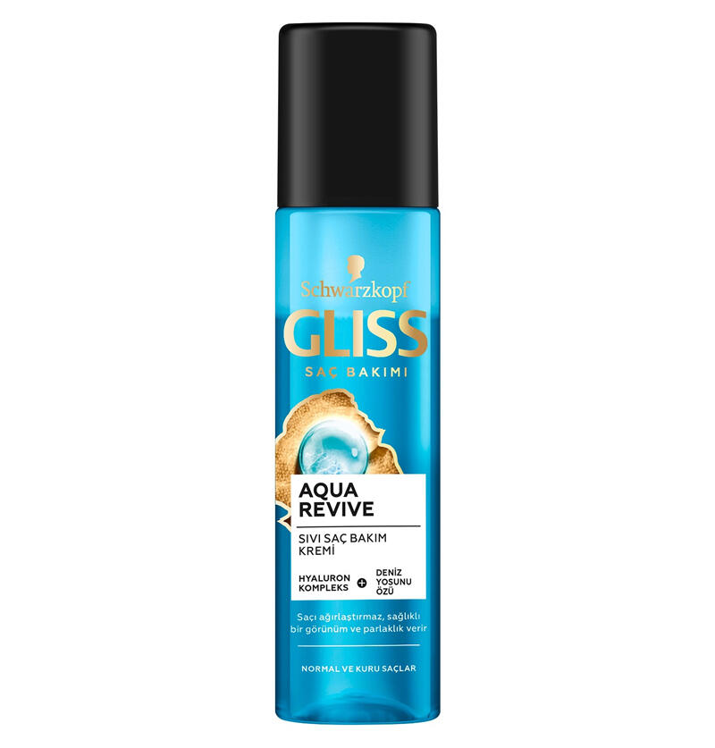 Gliss Aqua Revive Sıvı Saç Kremi 200 ml سرم دو فاز گلیس مدل Aqua Revive