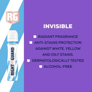 اسپری ضد تعریق رایت گارد مدل Invisible
