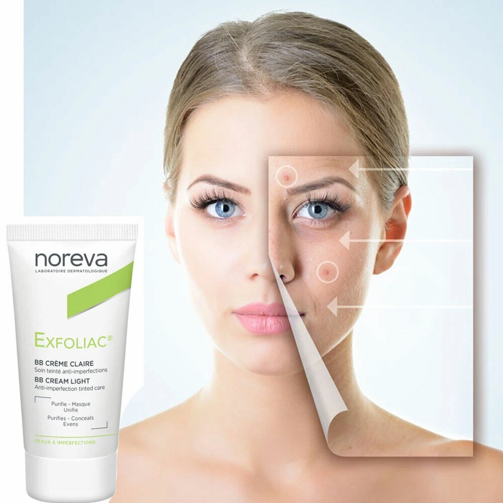 ب ب کرم نوروا Noreva مدل Exfoliac رنگ لایت