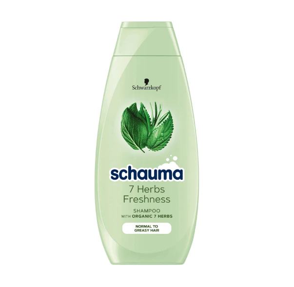 schauma-7-herbs-freshness-shampoo_11zon-1 شامپو شاوما Schauma مدل 7Herbs Freshness حجم 400 میل