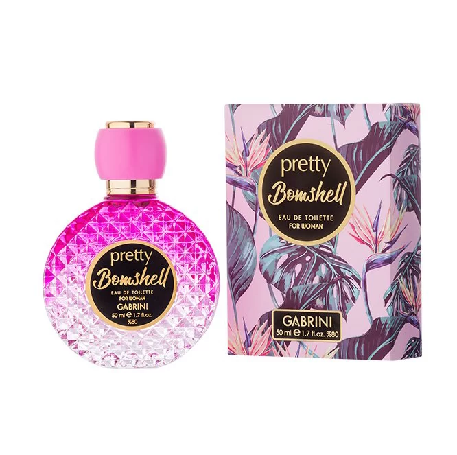 Gabrini Pretty Bombshell EDT For Woman 50 ml ادکلن زنانه گابرینی مدل Pretty Bomshell