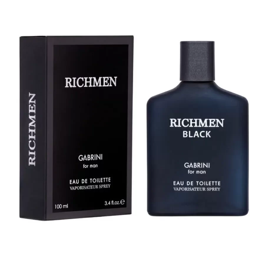 Gabrini Richmen Black For Man Edt 100 ml -2 ادکلن مردانه گابرینی مدل Richmen