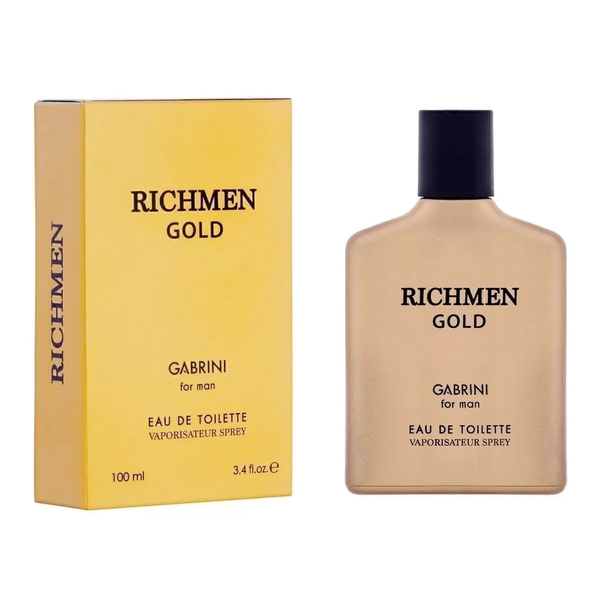 Gabrini Richmen Gold For Man Edt 100 Ml ادکلن مردانه گابرینی مدل Richmen Gold