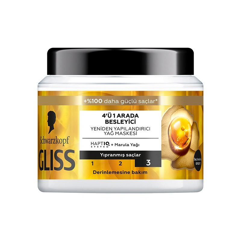 gliss-marula-oil-hair-mask-masokala-com ماسک مو 4 کاره گلیس Gliss مناسب موهای آسیب دیده