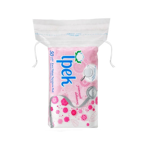 ipek-double-faced-cotton-pads-50-pcs پد ایپک مربعی