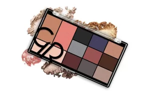 پالت سایه برنزر و هایلایتر گلدن رز مدل City Style رنگ Smokey