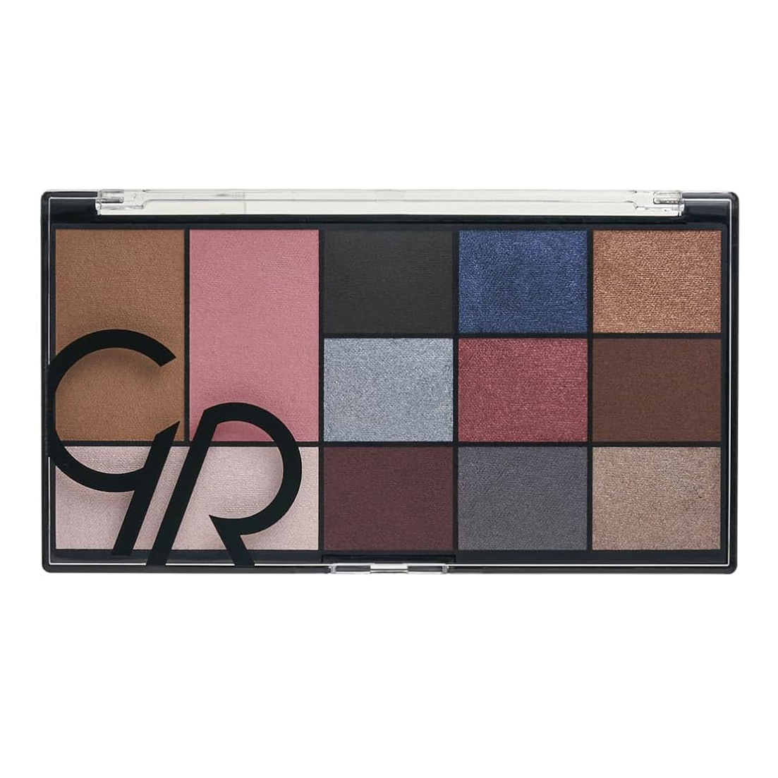 Golden Rose City Style Smokey Eyeshadow Palette- پالت سایه برنزر و هایلایتر گلدن رز مدل City Style رنگ Smokey
