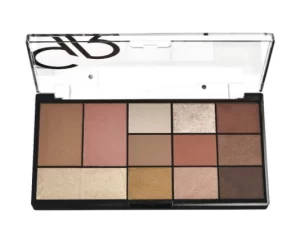 پالت سایه برنزر و هایلایتر گلدن رز مدل City Style رنگ Warm Nude