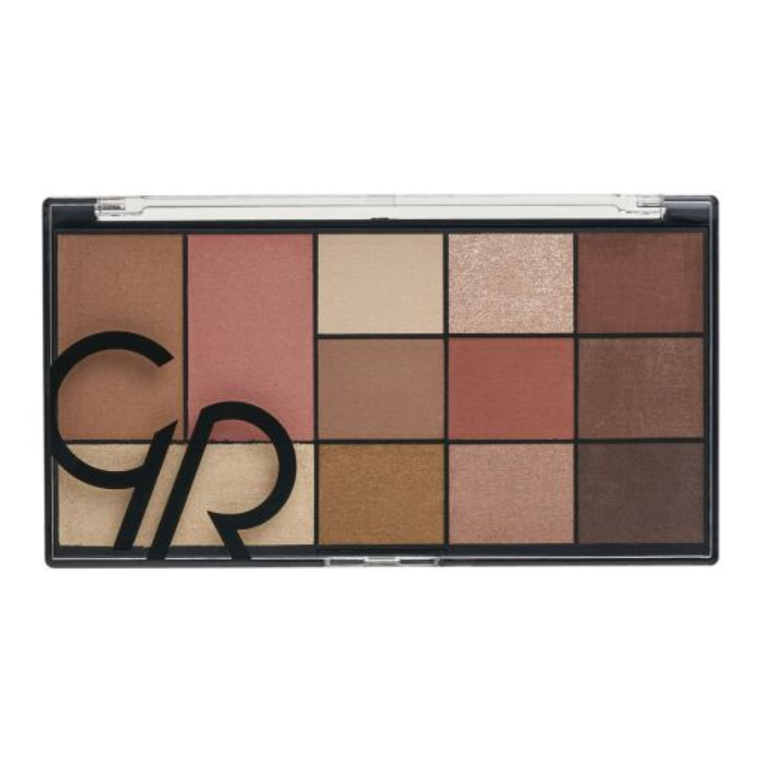 Golden Rose City Style Warm Nude Face and Eye Palette پالت سایه برنزر و هایلایتر گلدن رز مدل City Style رنگ Warm Nude