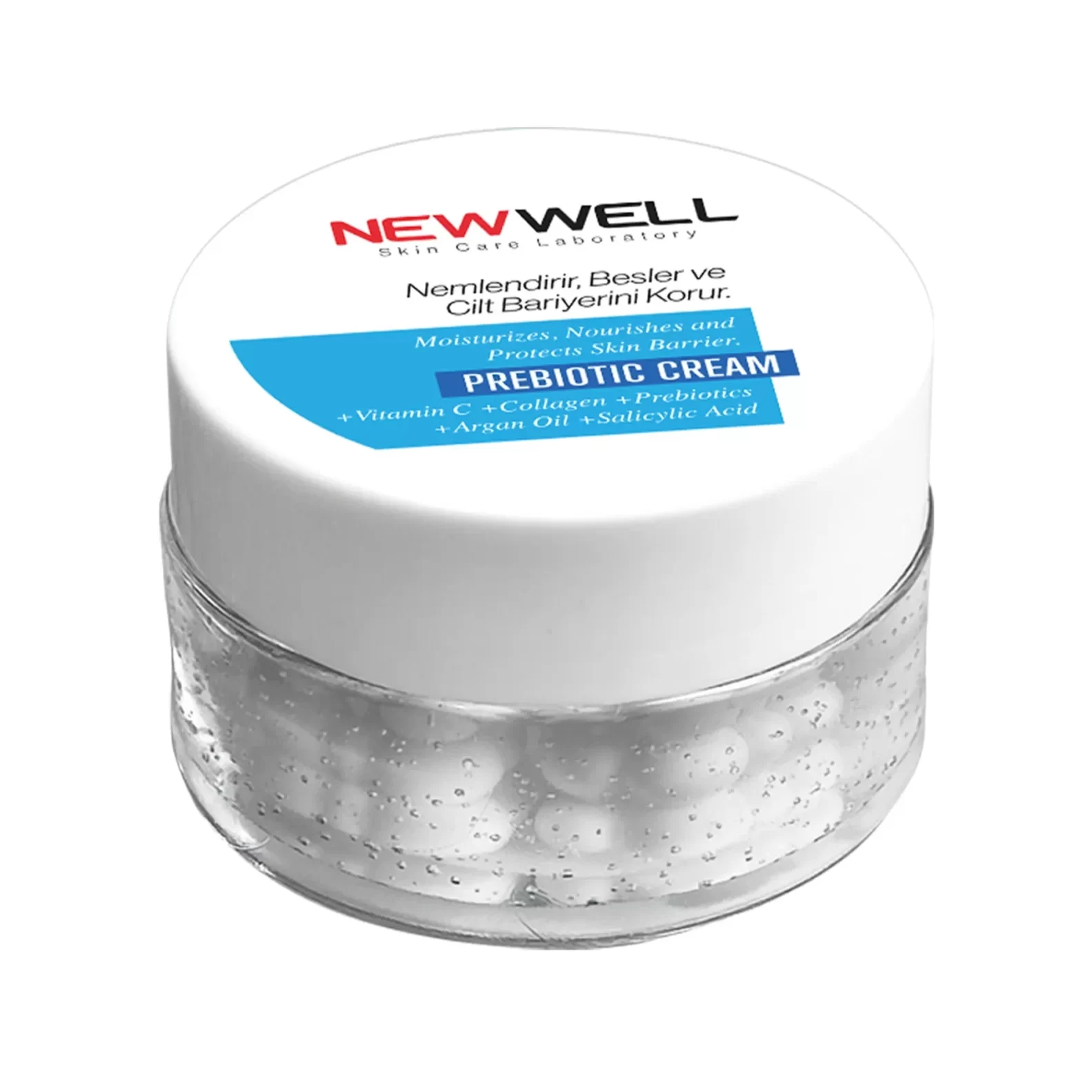 new-well-prebiotic-cream-masokala.com کرم آبرسان پرو بیوتیک کپسولی نیوول