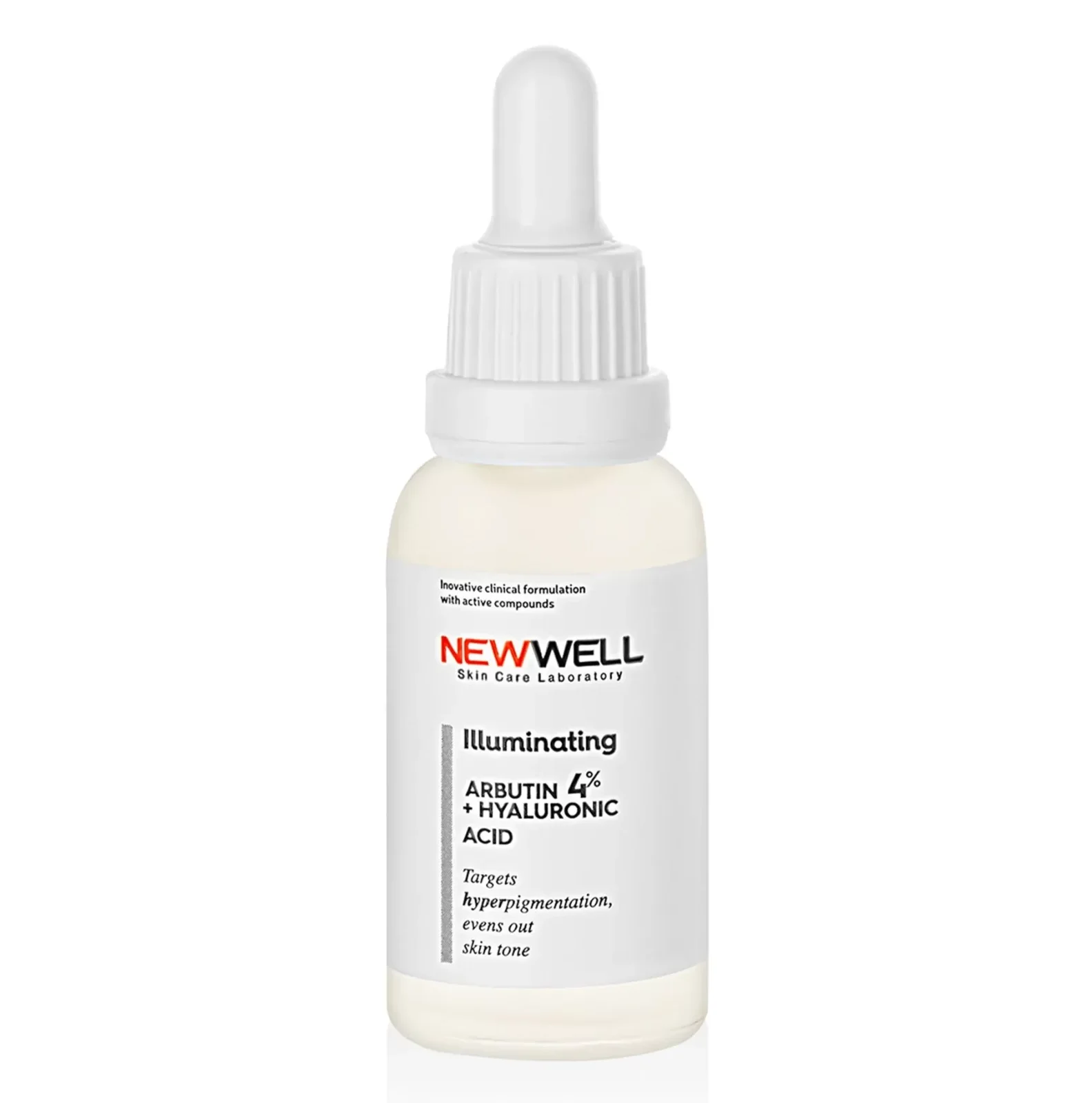 newwell-arbutin-hyaluronic-acid-serum-masokala.com سرم آلفا آربوتین و هیالورونیک اسید نیوول