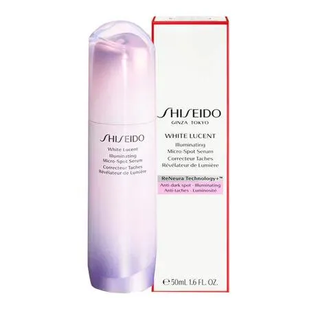 shiseido-white-lucent-illuminating-micro-spot-serum-masokala.com سرم ضد لک شیسیدو مدل White Lucent