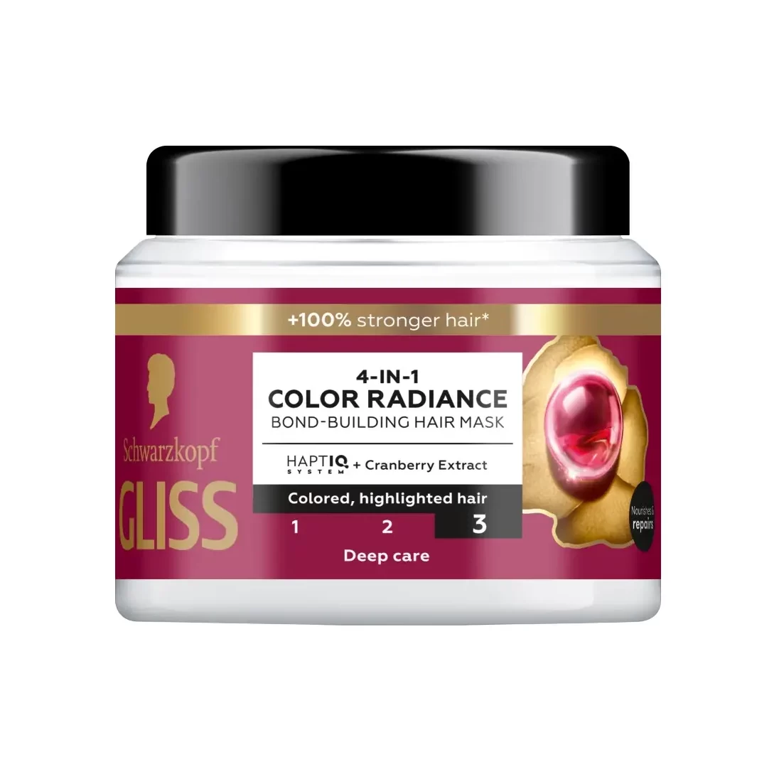 Gliss 4-in-1 Color Radiance Bond-Building Hair Mask 400 ml ماسک مو 4 کاره گلیس مدل Color Radiance