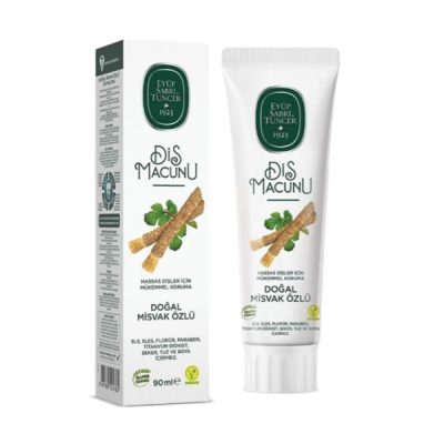 خمیر دندان ایوب صبری Eyüp Sabri Misvak عصاره مسواک حجم 90 میل