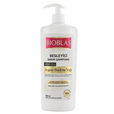 bioblas-argan-almond-oil-shampoo-masokala.com شامپو تقویت کننده بیوبلاس
