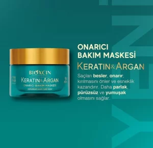 ماسک مو بیوکسین حاوی روغن آرگان و کراتین