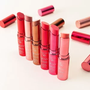 بالم لب رنگی گلدن رز رنگ Strawberry