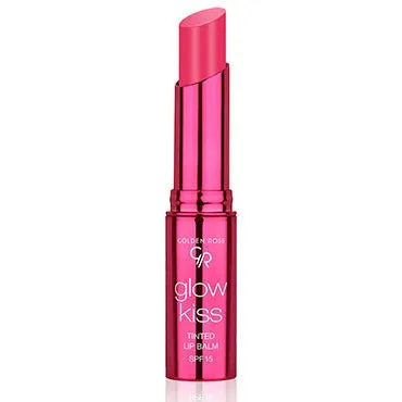 golden-rose-glow-kiss-tinted-lip-balm-03-pink-berry-masokala.com بالم لب رنگی گلدن رز رنگ Berry Pink