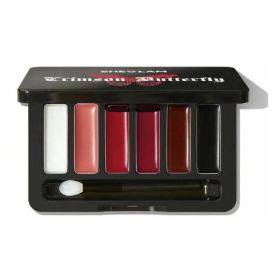 پالت لیپ گلاس شیگلم سری Crimson Butterfly