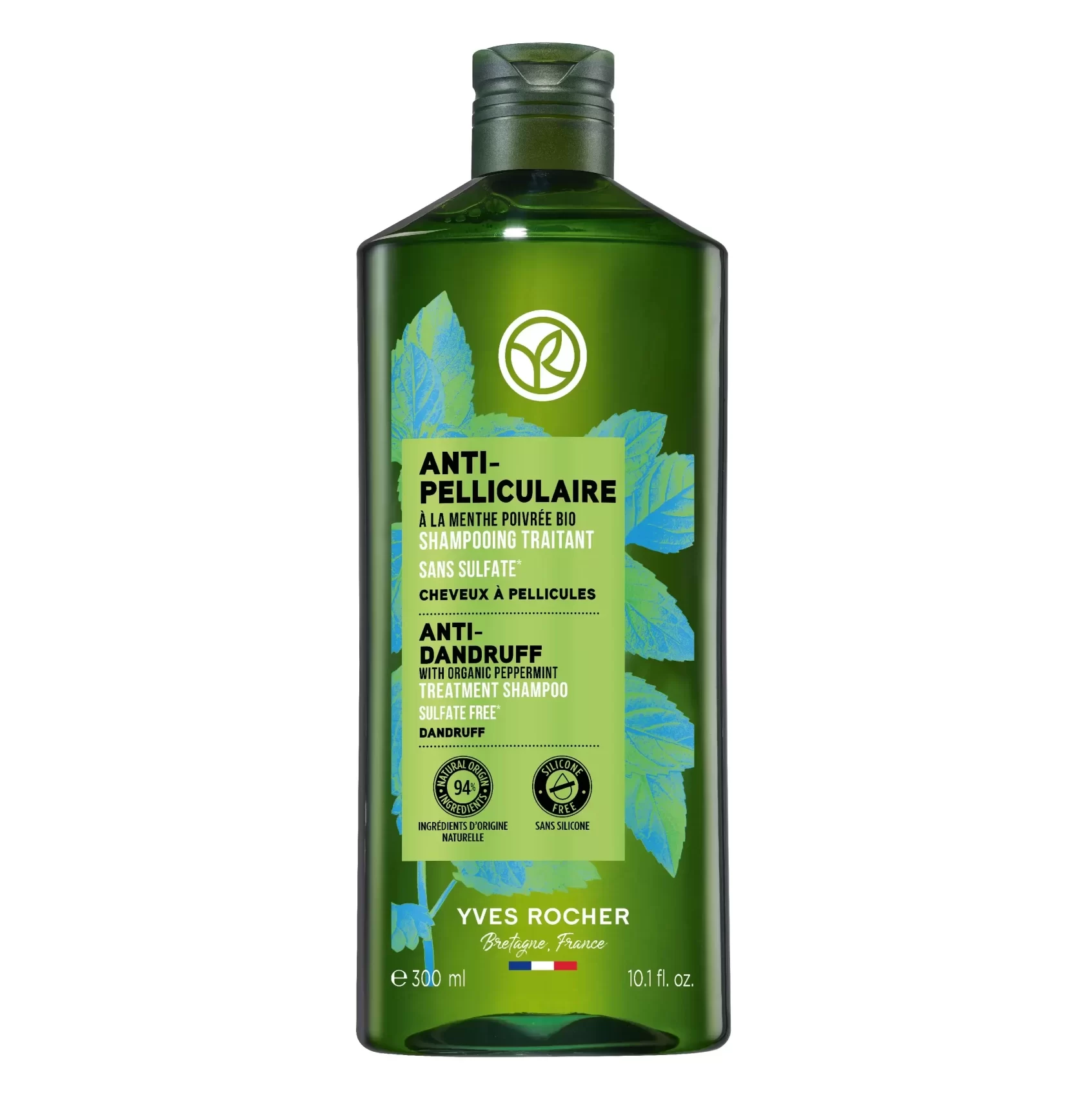Yves Rocher Free Sulfate Anti Dandruff Treatment Shampoo 300 ml شامپو بدون سولفات ایوروشه ضد شوره