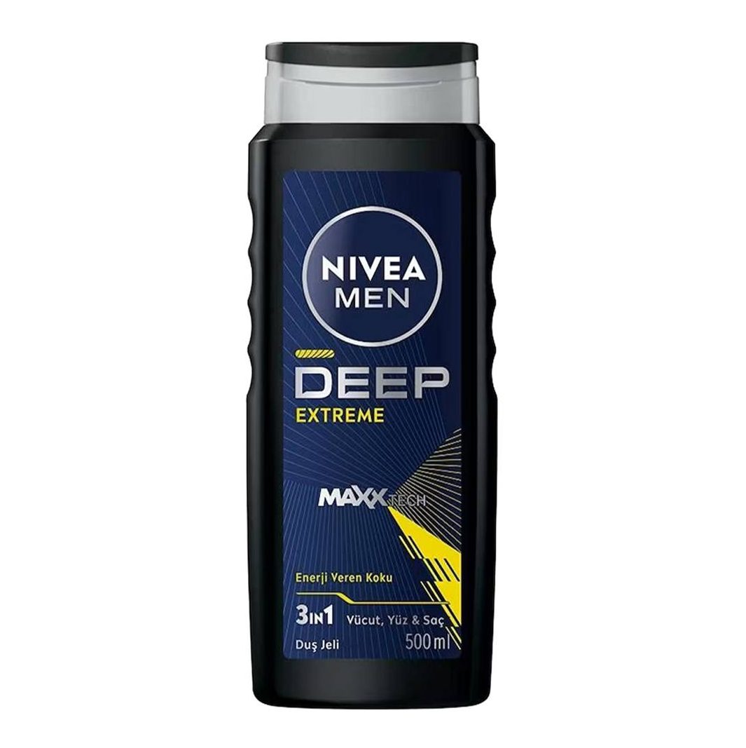 nivea men-deep extreme شامپو سرو بدن نیوا