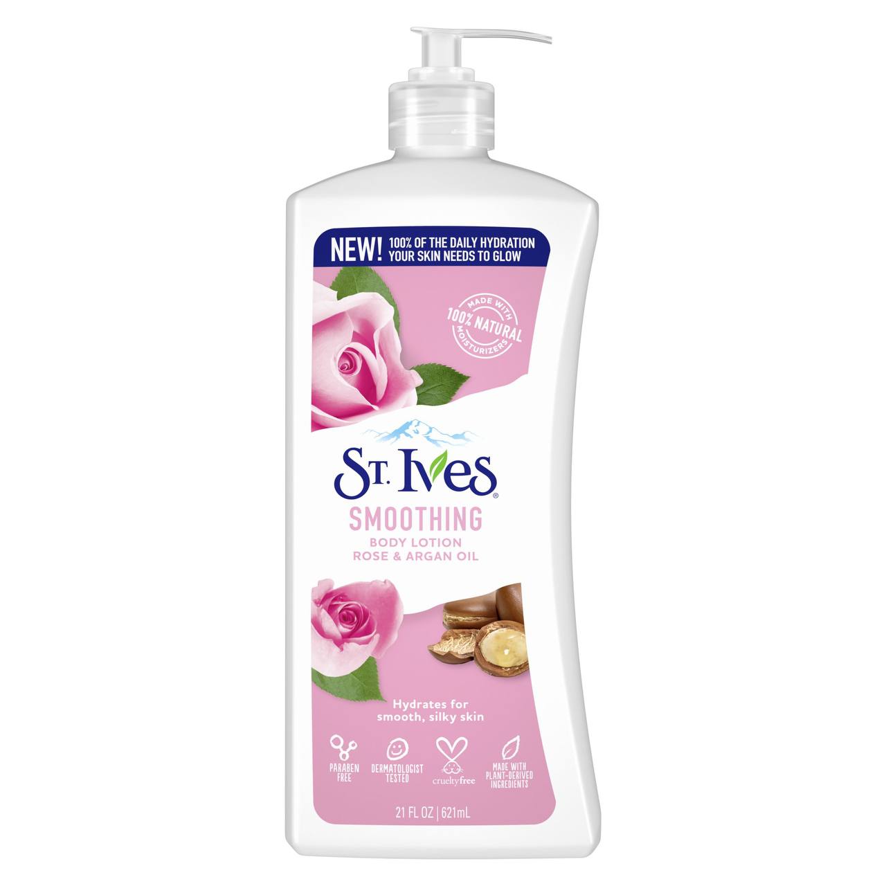 st.lves-smoothing-rose & argan oil لوسیون بدن سنت ایوز