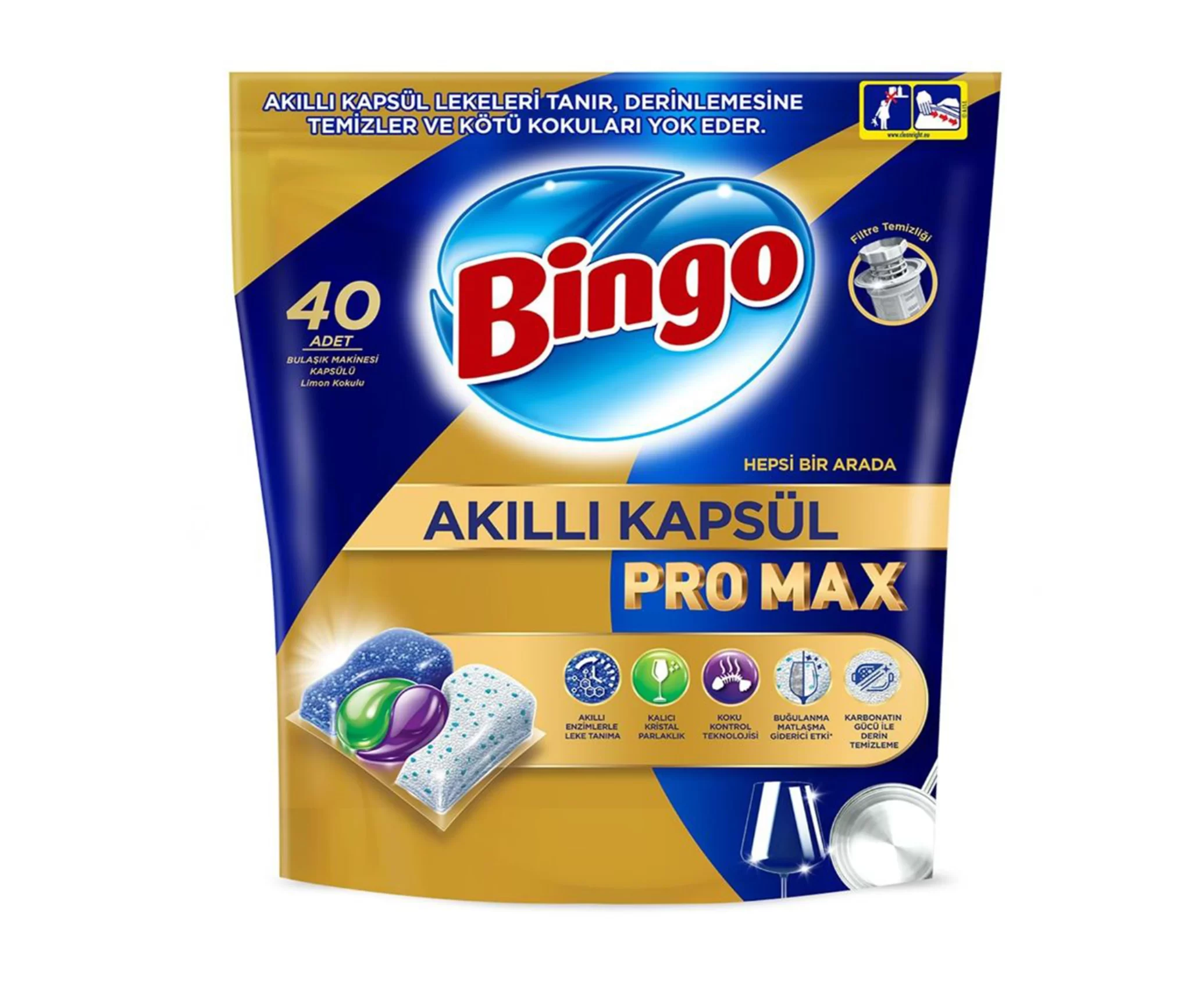 bingo-dishwasher-tablets-promax-model-masokala-com قرص ظرفشویی بینگو پرومکس 40 عددی