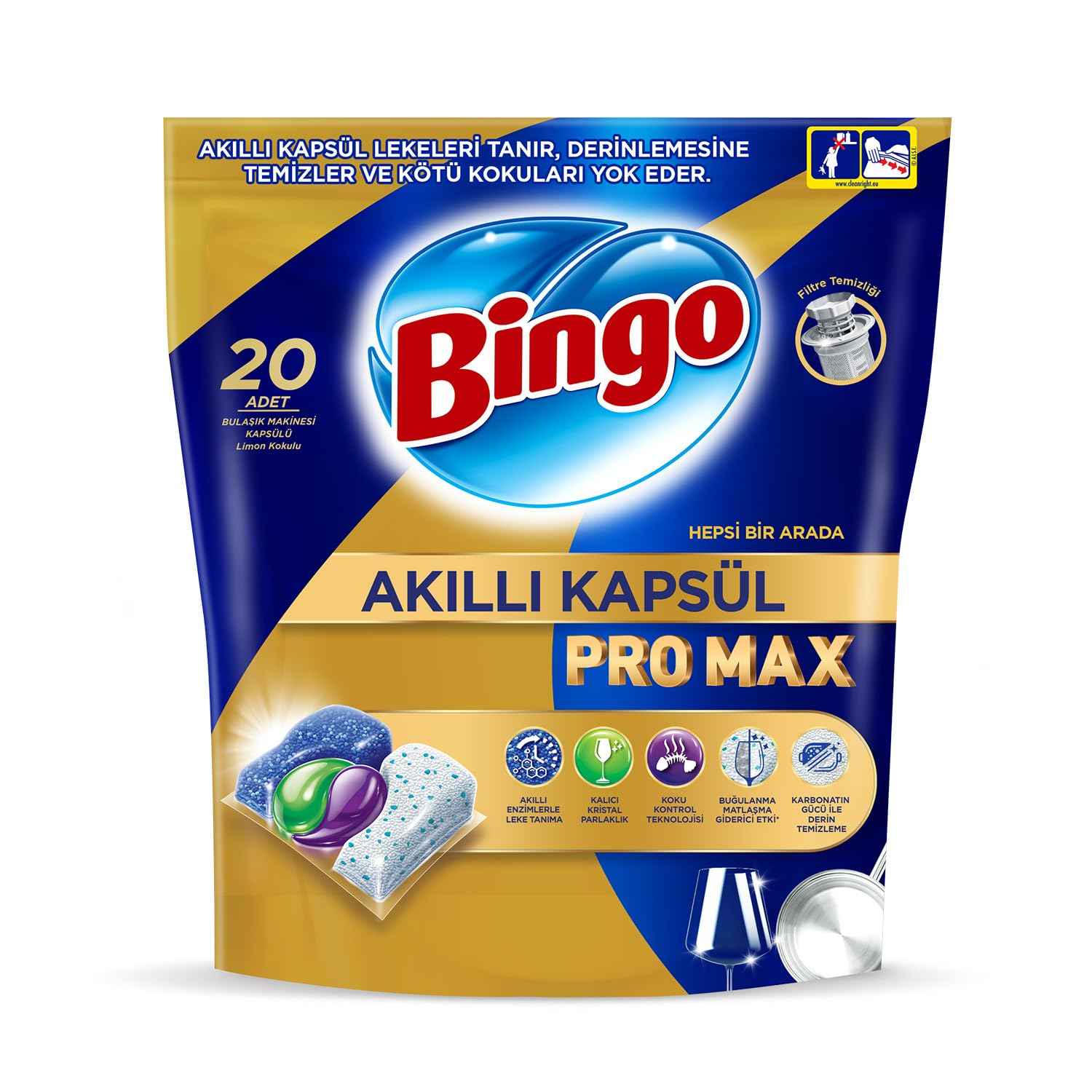 bingo-promax-20 قرص ظرفشویی بینگو پرومکس 20 عددی