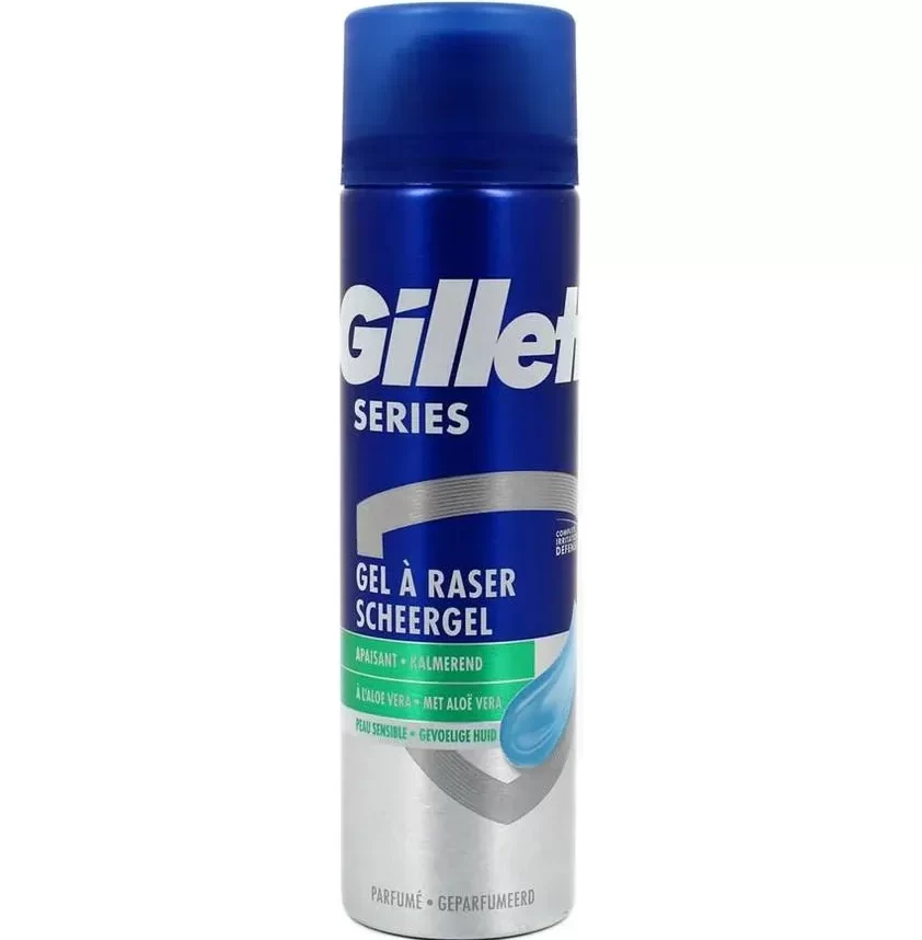 gillette-series-shave-gel-sensitive-skin-masokala.com ژل اصلاح ژیلت مدل Sensitive