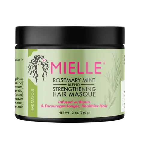 mielle-hair-masque-rosemary-mint-masokala-com (3) ماسک مو ضد ریزش میله Mielle حاوی عصاره رزماری حجم 340 گرم